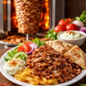 Hausgemachte Gyrosvariationen