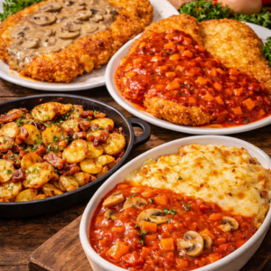 Schnitzelvariation Menü 2