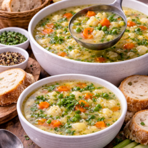 Hausgemachte Gemüsesuppe